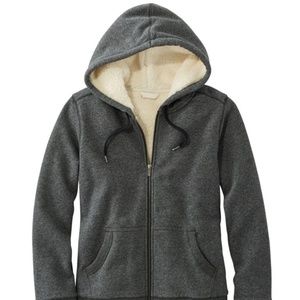 LL Bean Sherpa Lined Hoodie